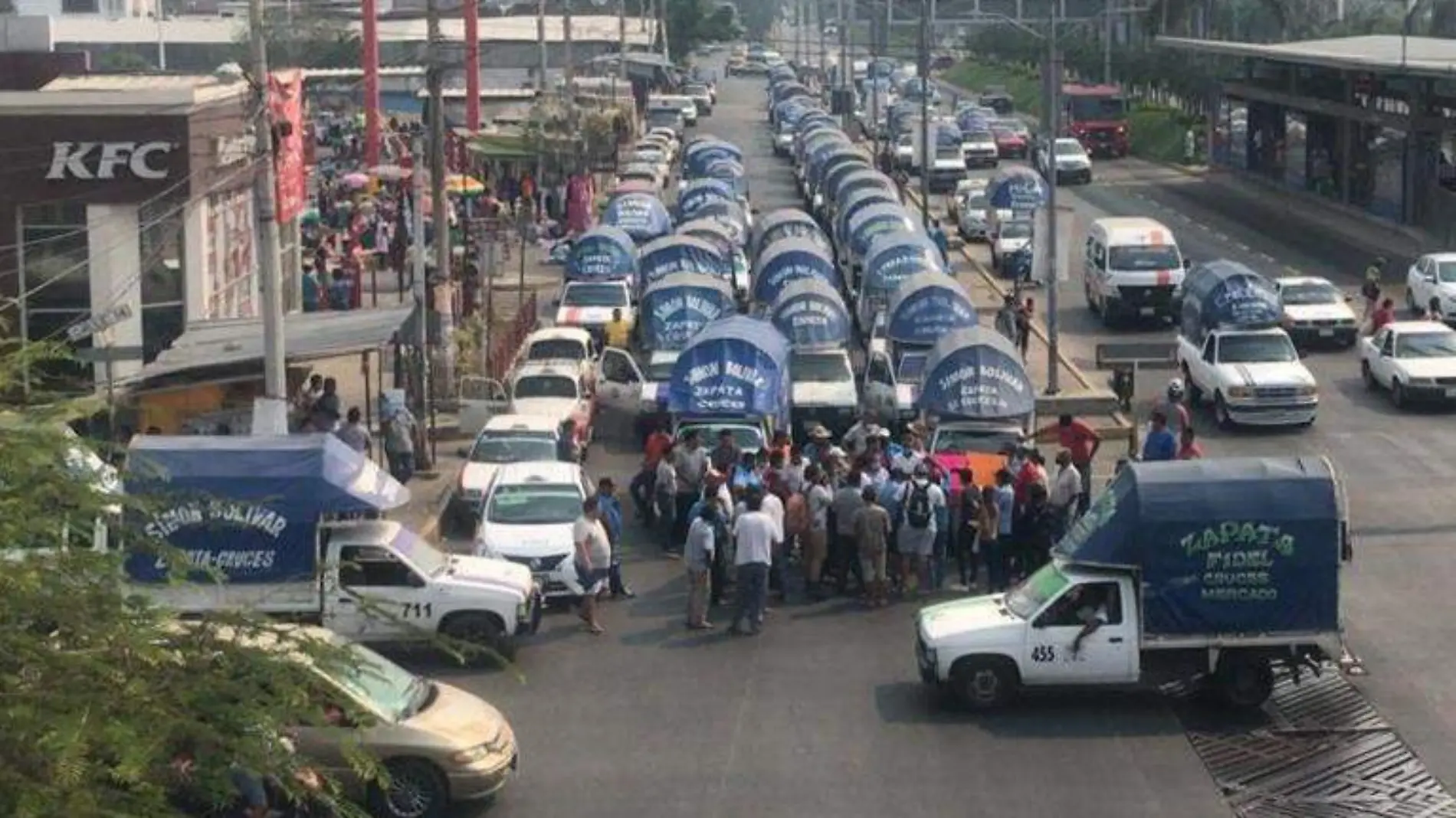 Acapulco Protesta Taxis